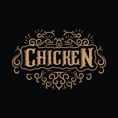 Classic vintage retro logo design with original unique circular ornaments and replaceable text