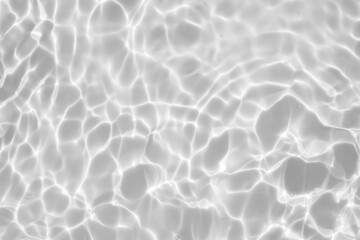 Abstract white transparent water shadow surface texture natural ripple background