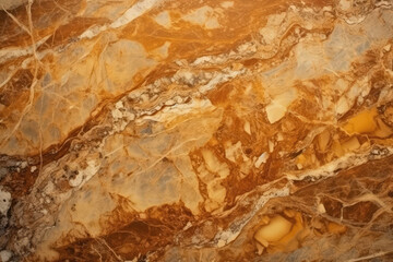 Marble Surface Texture Background Warm Honeycolored Marble. Generative AI