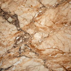 Marble Surface Texture Background Warm Blend Of Cream, Beige, And Peach. Generative AI
