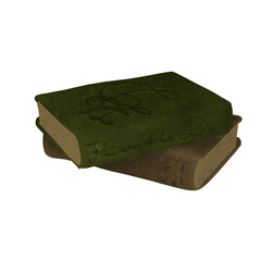 PNG  Hand Paint Watercolor Vintage Book