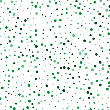 Green dots on white background, design element