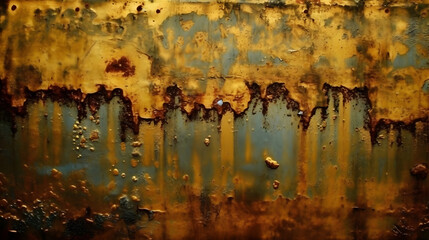 rusty iron texture ,grunge rusty steel texture wallpaper generative ai