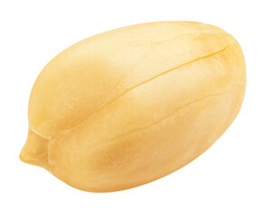 peanut isolated on white background, full depth of field
