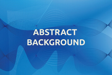 Blue abstract background design with lines
