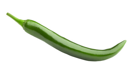 red hot chili pepper, isolated on white background, full depth of field