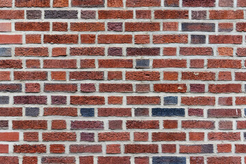 Texture and detail of a brick wall