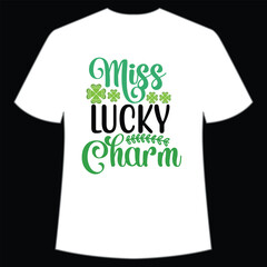 St. Patrick's Day Shirt Design Print Template, Lucky Charms, Irish, everyone has a little luck Typography Design