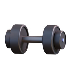3d illustration dumbbell fitness