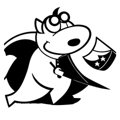 characters vector design black and white