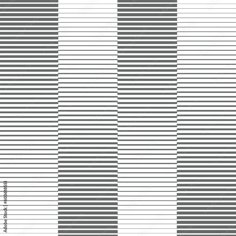 Poster abstract seamless vertical opart stylish grey lines pattern design.
