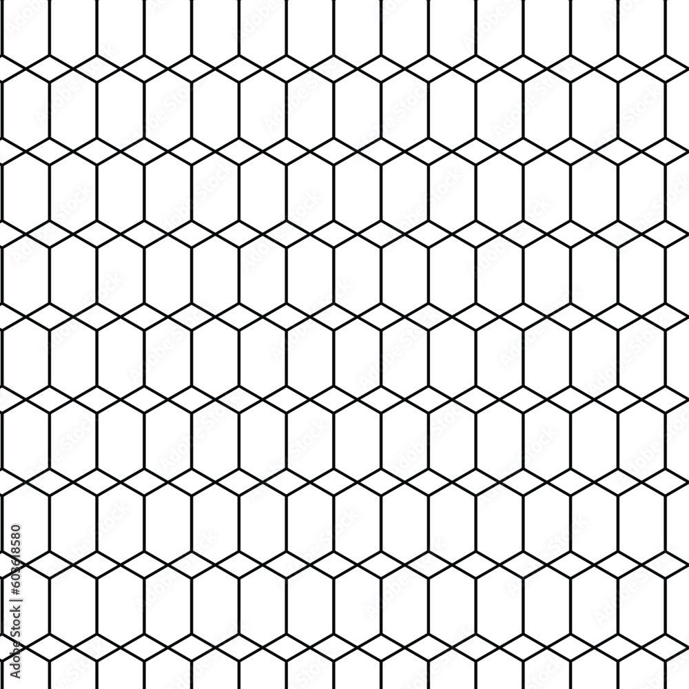 Poster abstract seamless repeating linear rhombus pattern.
