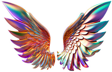Fototapeta na wymiar angel wings. Generative Ai 