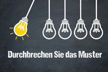 Fototapeta premium Durchbrechen Sie das Muster 