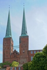 Obraz premium Lübeck - Dom -Türme