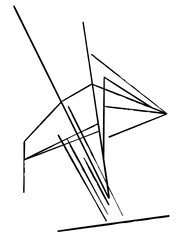 Minimal printable abstract wall art