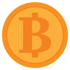 coin Bitcoin, Bitcoin money ,Bitcoin financial growth, cryptocurrency, money bag, financial wealth concept illustration