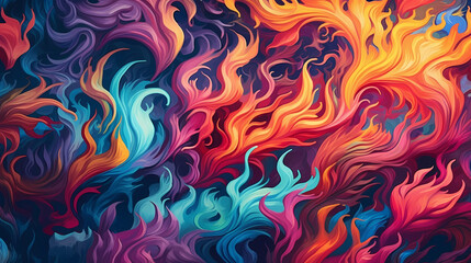 vibrant and energetic abstract background image featuring swirling colors and dynamic patterns that evoke a sense of motion and creativity