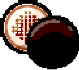 makeup powder cosmetic game pixel art retro vector. bit makeup powder cosmetic. old vintage illustration
