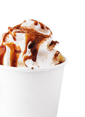 Delicious Cup of Mocha with whipped cream