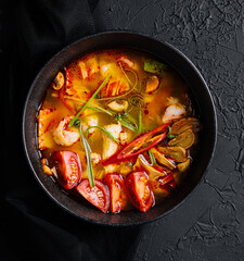 Tom Yum Goong - Thai hot and spicy soup
