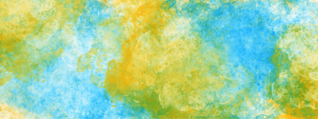 Fototapeta na wymiar Watercolor texture for cards, flyers, poster, banner, Stucco, texture, Brushstrokes and splashes. Painted template for design. Colorful pastel drawing paper texture.