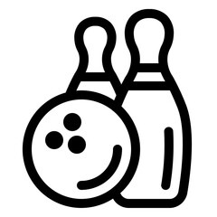 Bowling Line Icon