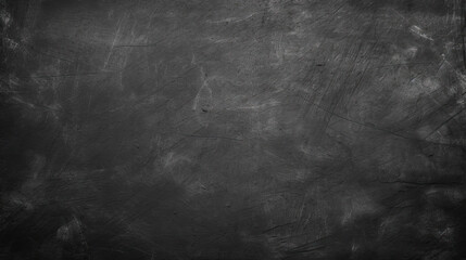 Naklejka premium Empty black chalkboard. Generative AI