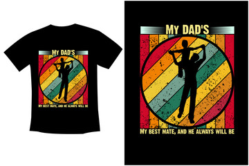 Retro Vintage Father's Day t Shirt Design vactor
Dad t-shirt design vactor