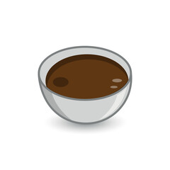 A cup coffee. Coffee cup vector illustration
