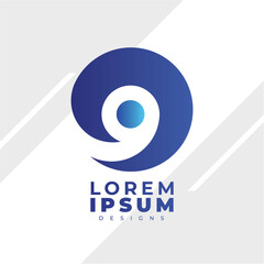 Gradien design logo modern simple  template 