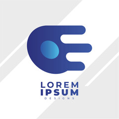 Gradien design logo modern simple  template 