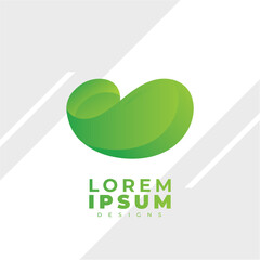 Gradien design logo modern simple  template 