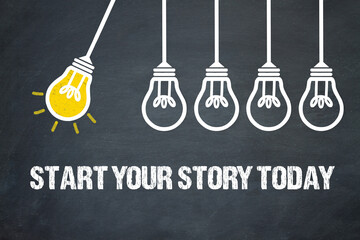 Fototapeta premium Start your story today 