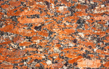 Marble wall. Authentic orange marble, texture, background.