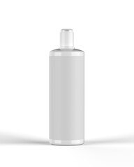 3D bottle Jar mockup for packaging on isolate white background