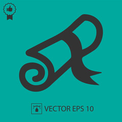 Certificate vector icon eps 10.