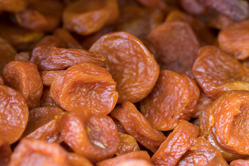 dried apricot in the market