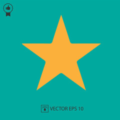 Obraz premium Star vector icon eps 10.
