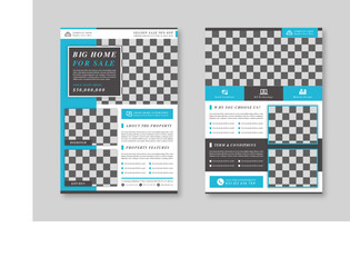 Big Home For Sale Flyer Print Templates