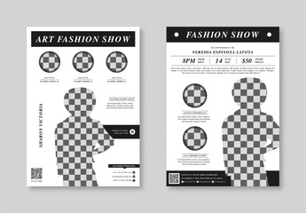 Fashion Show Concept Flyer Template Or Poster Print Templates