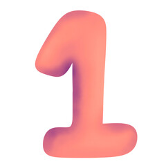 1 number
