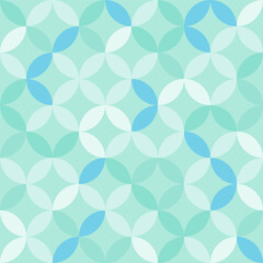 Mint green geometric pattern