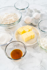 Mini Vanilla Cupcakes with Pink Buttercream Frosting