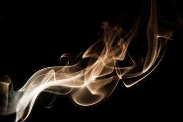 Obraz premium Beautiful abstract light background with puffs of ivory smoke with interesting dramatic backlighting