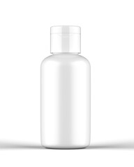 3D bottle Jar mockup for packaging on isolate white background