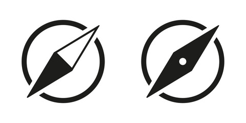 travel compass direction icon vector design