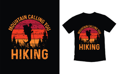Hiking adventure t-shirt design vector,vintage retro hiking t shirt design template,typography hiking merchandise t shirt design,vector design,adventure & wild t-shirts