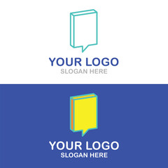 education logo , university logo vector, book logo