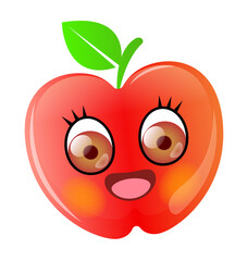 Cute cartoon sticker. PNG with transparent background
